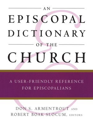 cover image of An Episcopal Dictionary of the Church